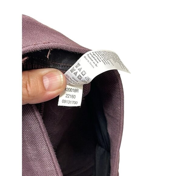 Spanx Women's Wine Maroon Pullover Jeggings Pockets Stretch Shaping Size Large - Picture 6 of 6